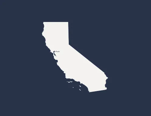California state map